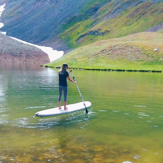 Paddleboarding with Discover Durango
