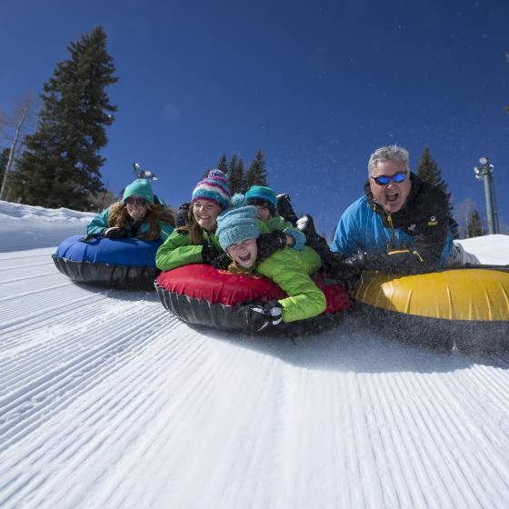 Snow tubing