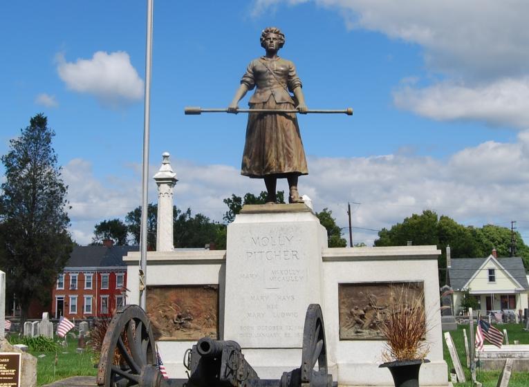 Molly Pitcher's Monument in Cumberland Valley, PA
