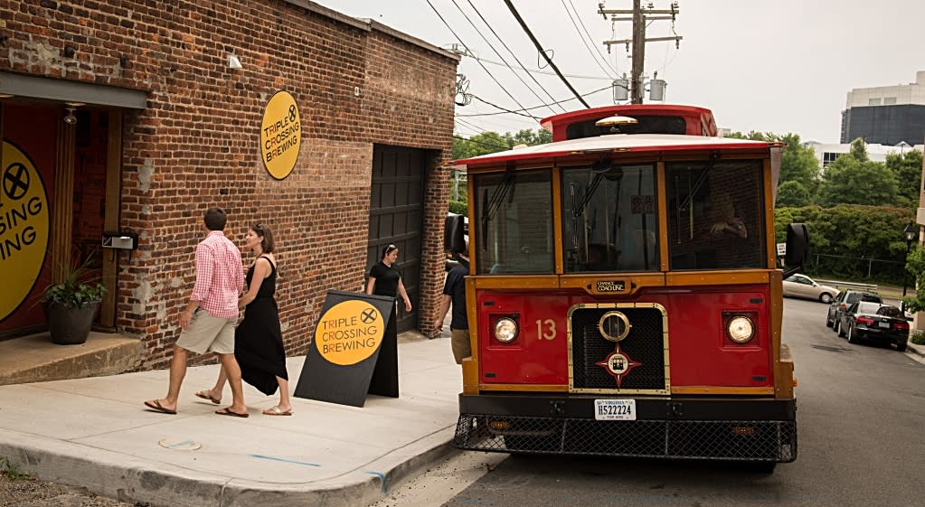 Couple Enjoying a Brewery Tour in Richmond, VA