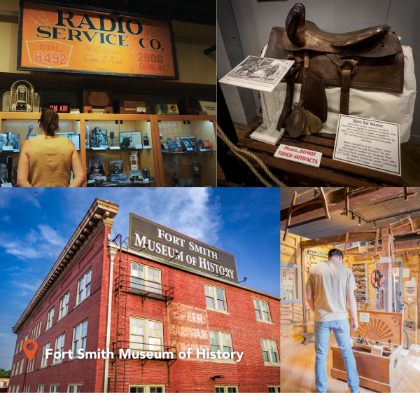 The Fort Smith Museum of History offers interactive displays and exhibits showcasing Fort Smith's role in the region's history.