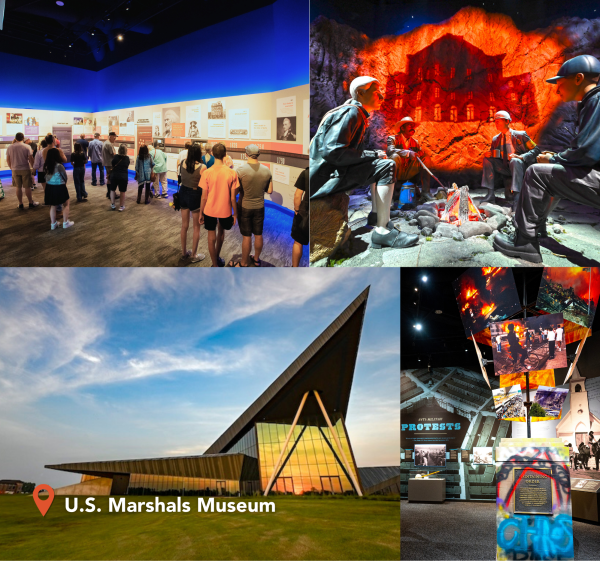 The U.S. Marshals Museum in Fort Smith, Arkansas is a state-of-the-art museum highlighting the work of the U.S. Marshals from past to present.