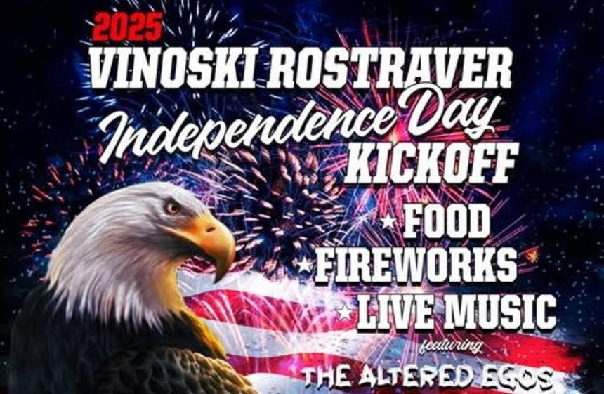 Vinoski Rostraver Independence Day Kickoff
