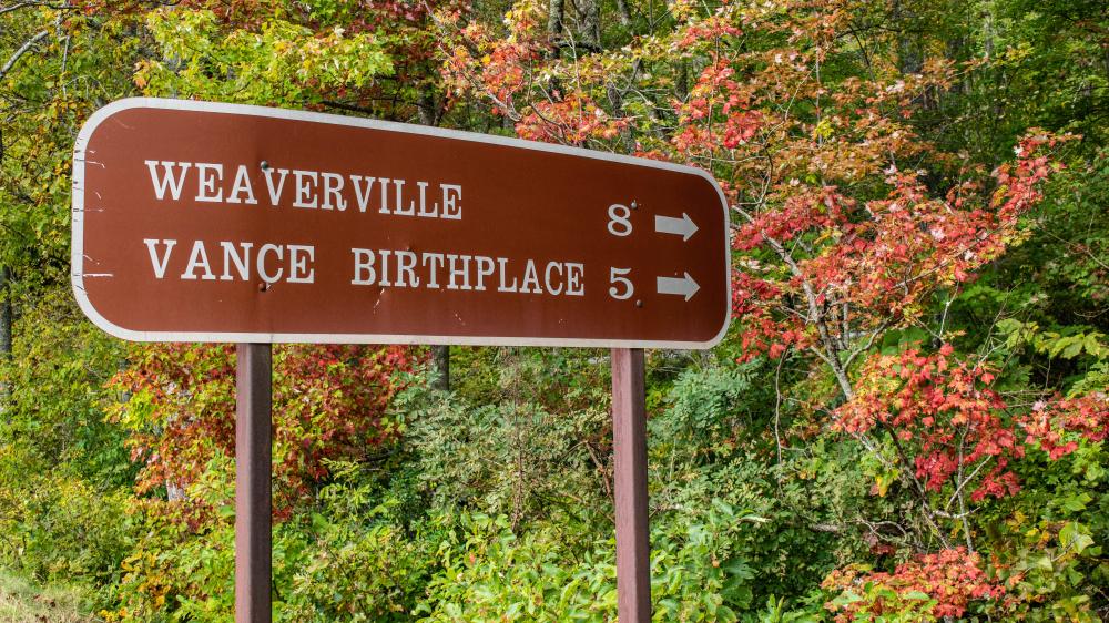 Fall 2018 Blue Ridge Parkway Near Weaverville Oct. 17