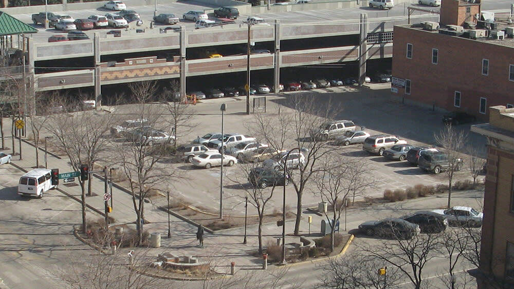 Main Street Square Before