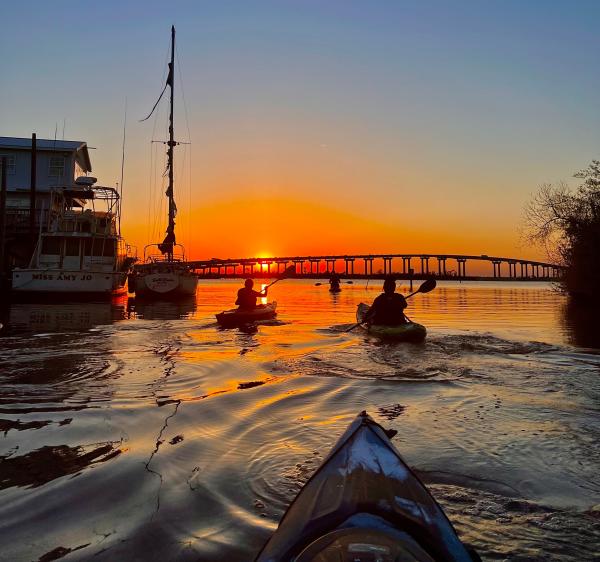 Kayaking with Friends