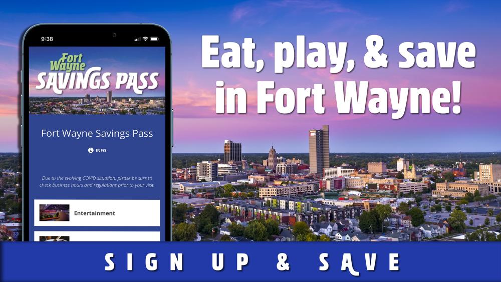 Fort Wayne Savings Pass promotional graphic