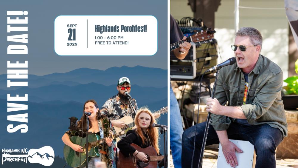 Highlands Porchfest Graphic