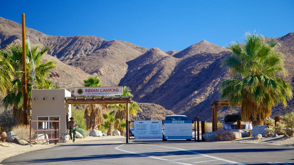 Indian-Canyon Toll Gate