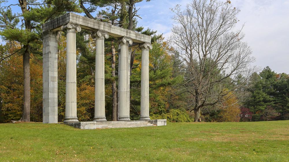 Monument at Princeton battlefield state park