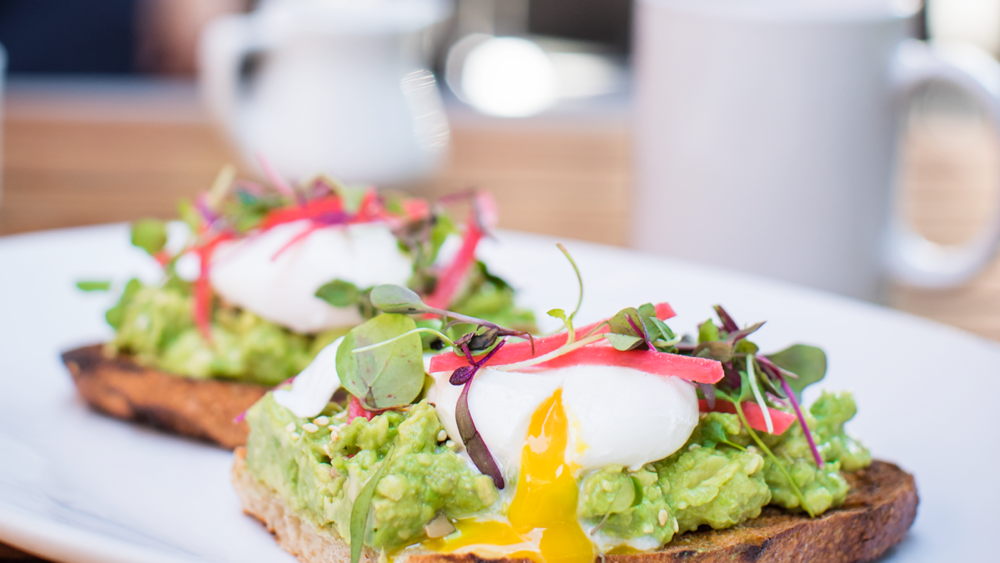 Avocado toast from Cafe Bernardo