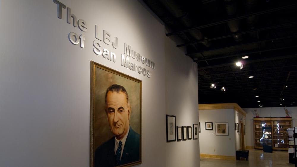 Entry to LBJ Museum of San Marcos