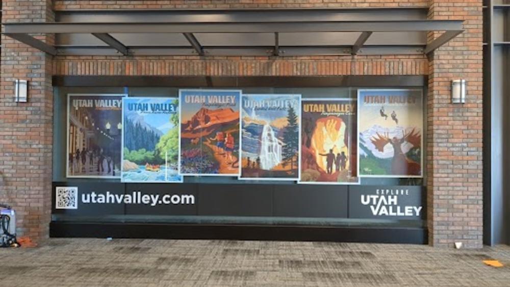 Explore Utah Valley - SKYNAV display at airport