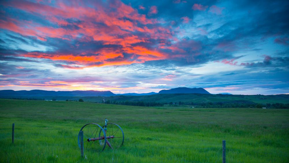 Routt County sunset