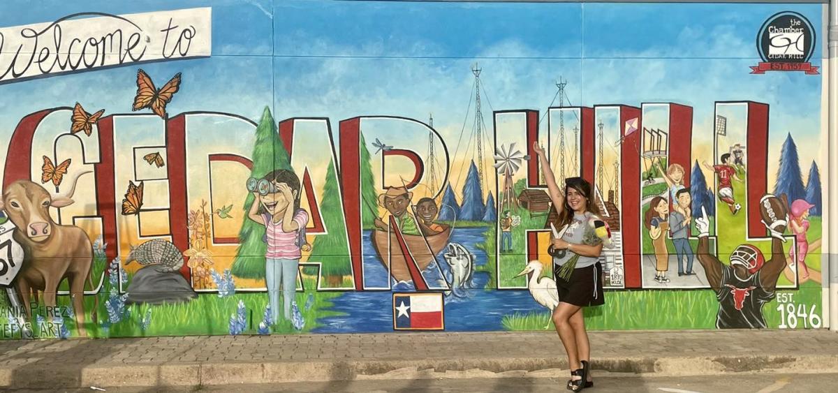 welcome mural