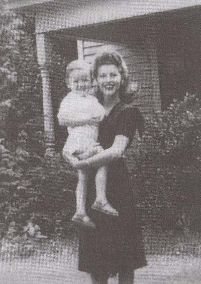 Ava Gardner holding a young Dewey Sheffield