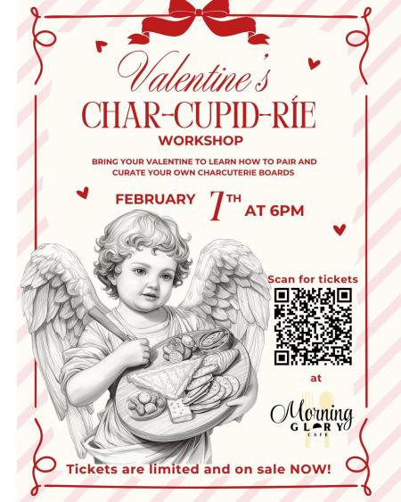 Valentine's Char-Cupid-Rie Workshop at Morning Glory Cafe