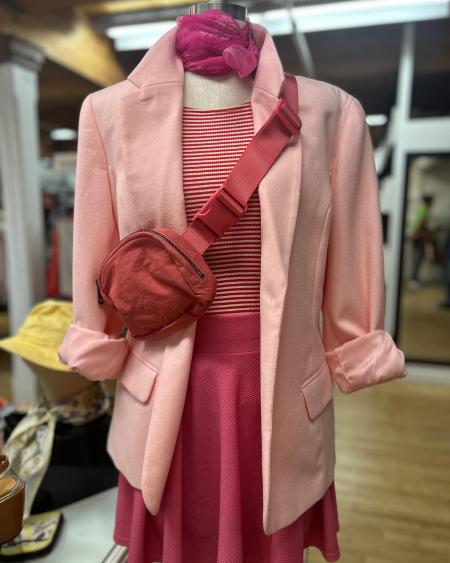 Pink outfit from Charity's Closet - Success in Style