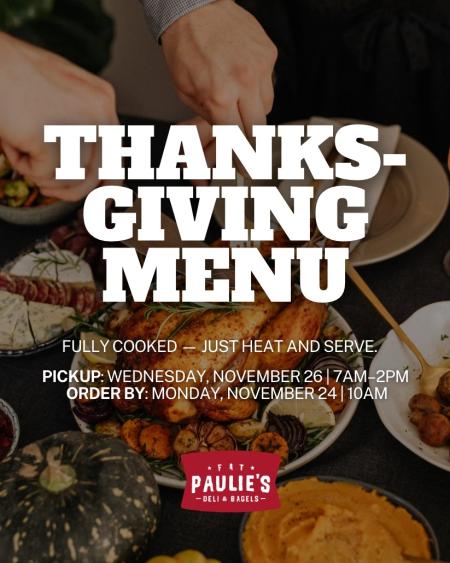 Thanksgiving promo graphic