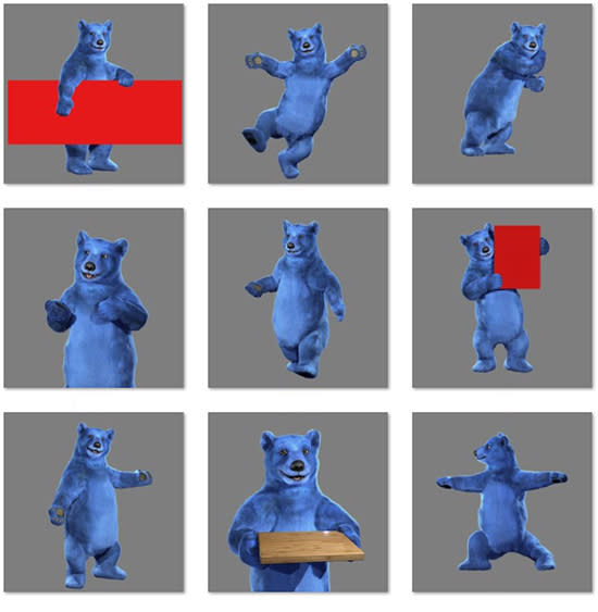 Blue Bear graphics preview