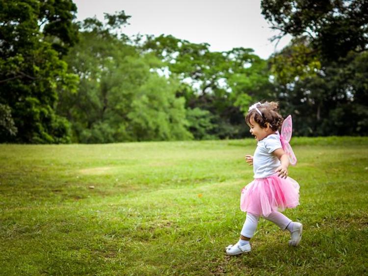 costume, child, field