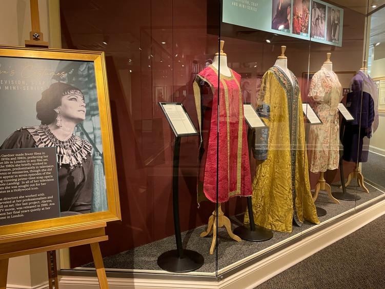 Ava Gardner Television Costumes in the new exhibit opening.