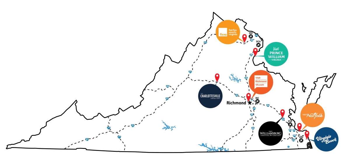 2026 Philly to VA Partner Map