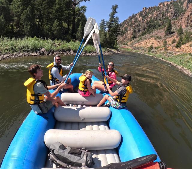 Family White Water Rafting