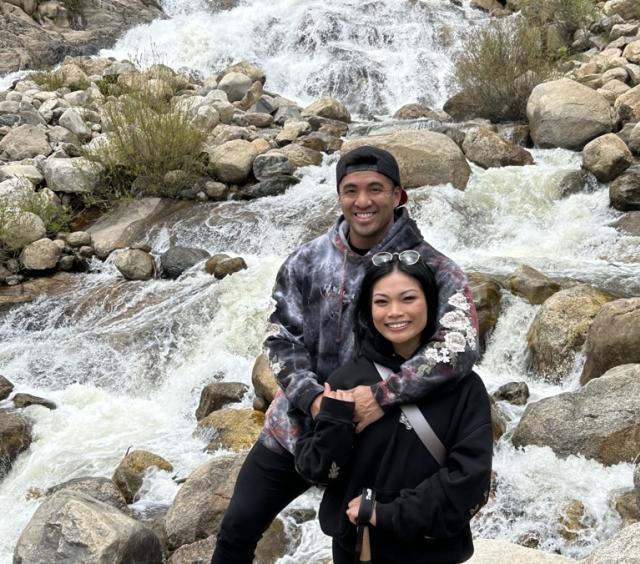 Couple on the rocks