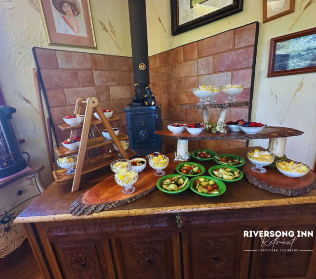 Gourmet Buffet at Riversong Inn Retreat Bed & Breakfast