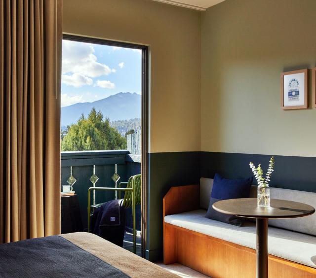 Guest rooms with balconies