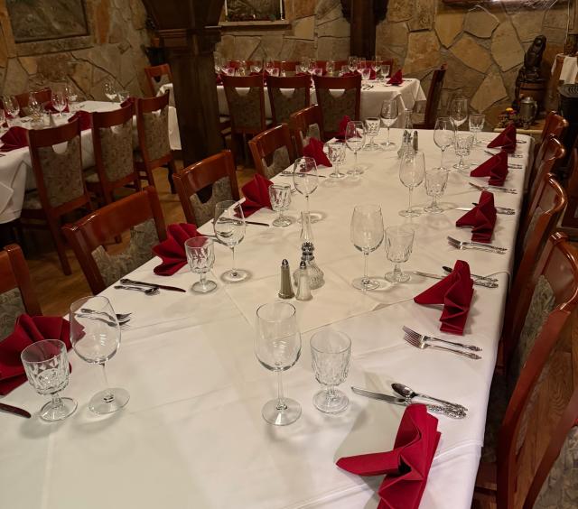 Large party in cellar