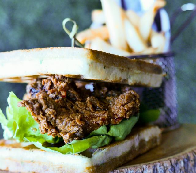 Chicken Waffle Burger