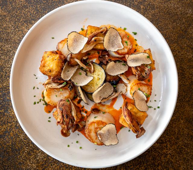 Ember Scallops and Truffles