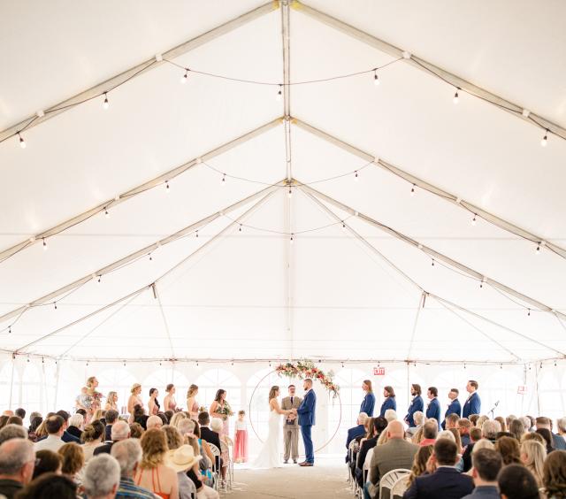 Wedding Tent at Holiday Inn Estes Park
