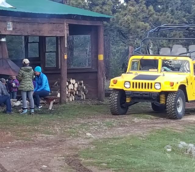 Our H1 Hummer outside our Pavilion