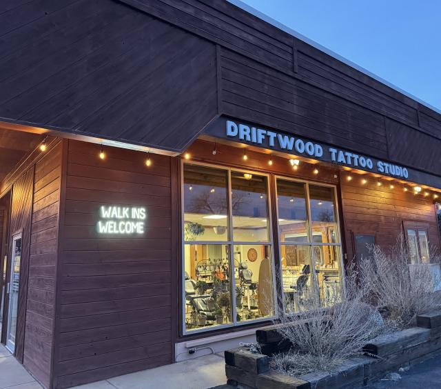 Outside view of Driftwood Tattoo