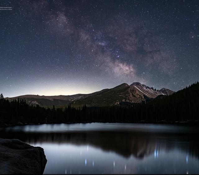 Milky Way Bear Lake