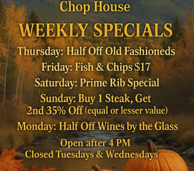 Fall/Winter Specials