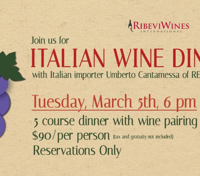 Wine Dinner Poster