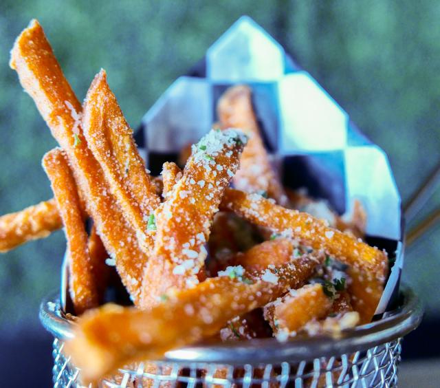 sweet potato parmesan herb fries