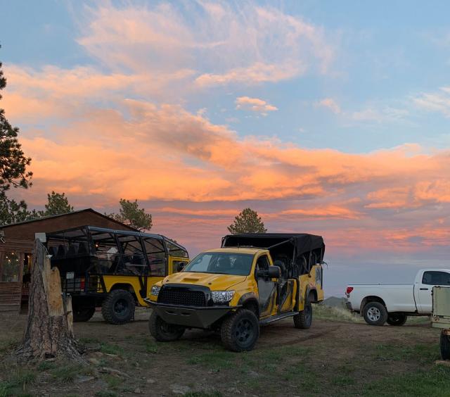 Sunset off road