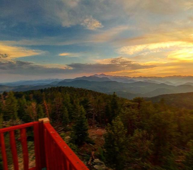 Tower sunset