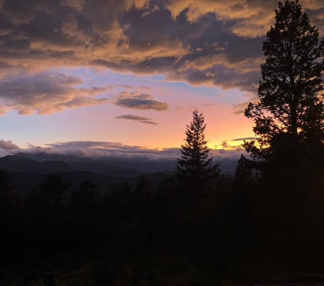 Off road sunset