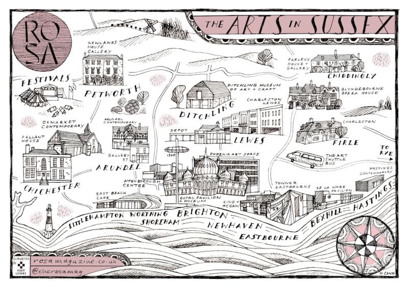 Sussex Art Map