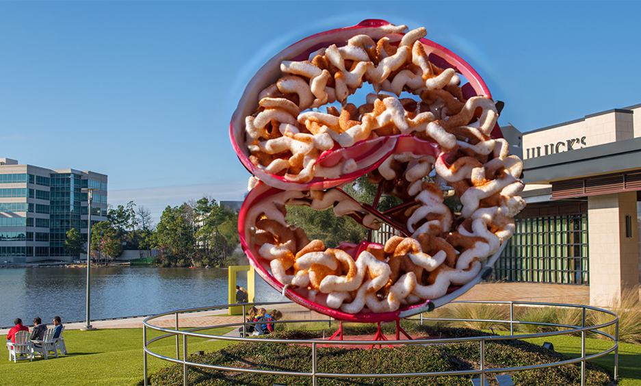 Art Bench - Wind Waves Funnel Cake