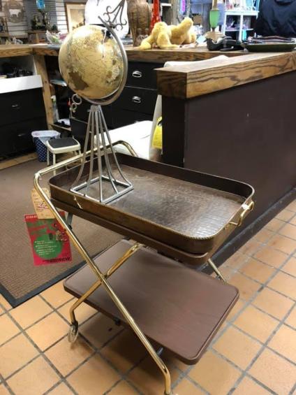 Bar cart Crown Point Antiques on Main - Christine Olson