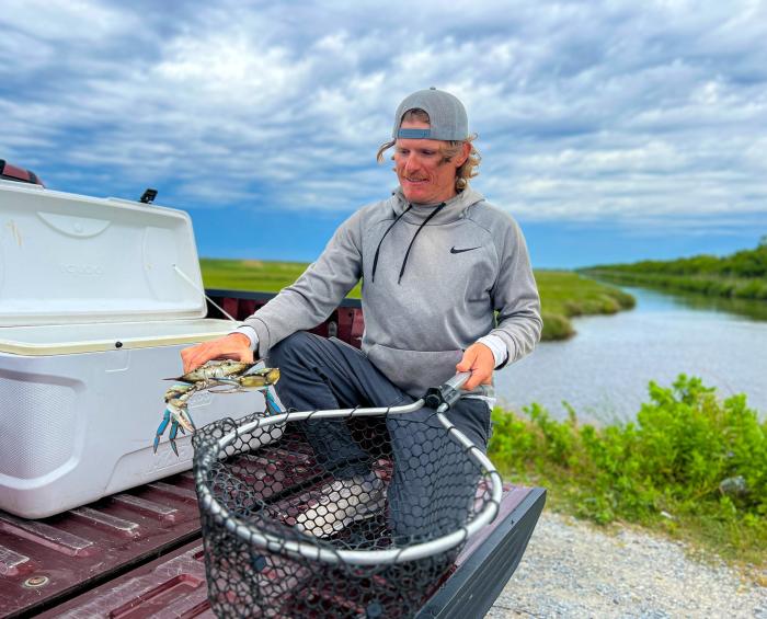 Crabbing Along the Creole Nature Trail