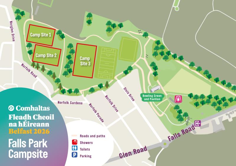 Falls Park Map