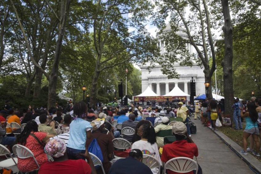 Concert at US Grant National Memorial Park, Harlem Week